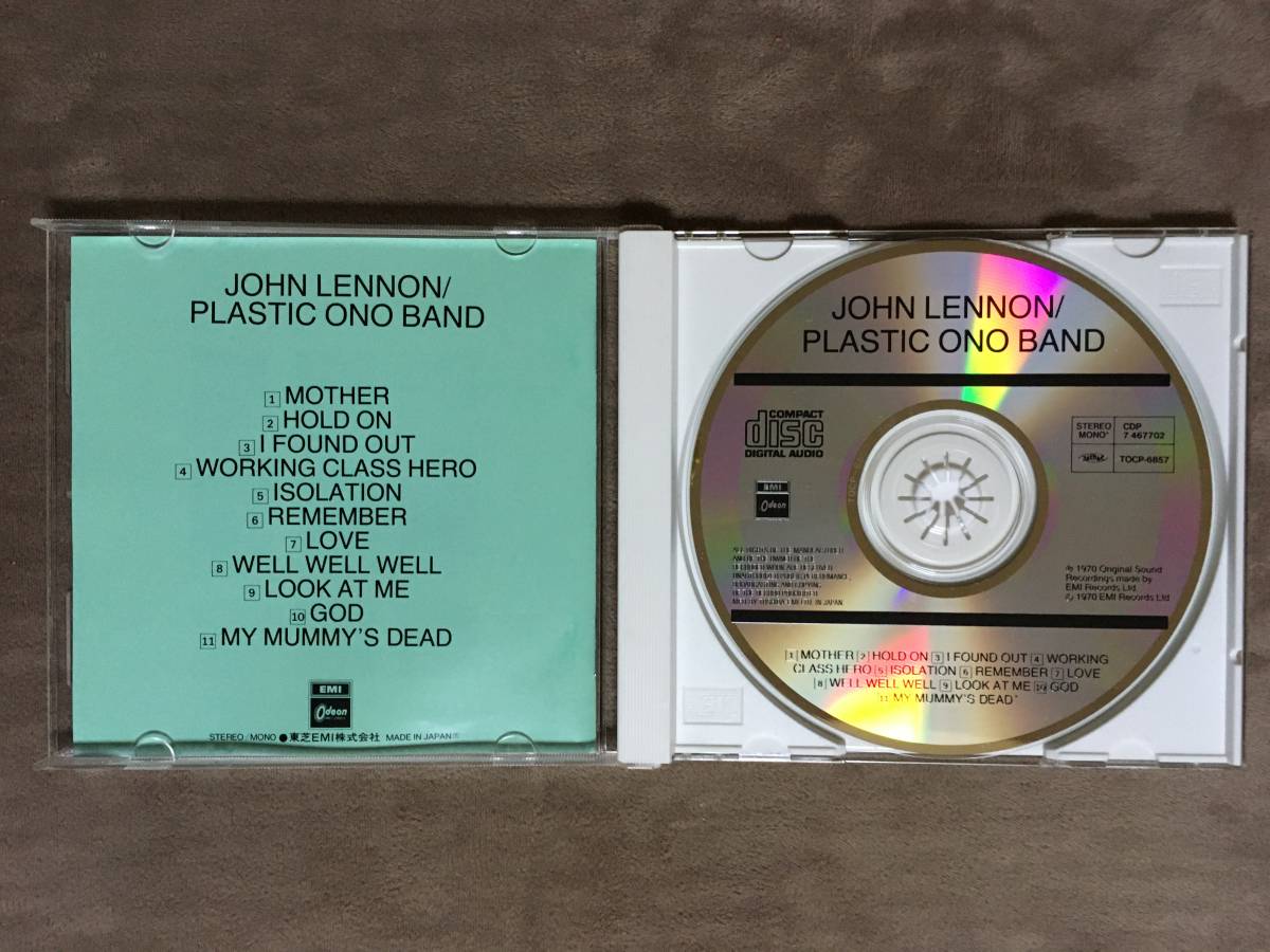 ジョン・レノン プラスティック・オノ・バンド ジョンの魂 東芝EMI/TOCP-6857｜PayPayフリマ