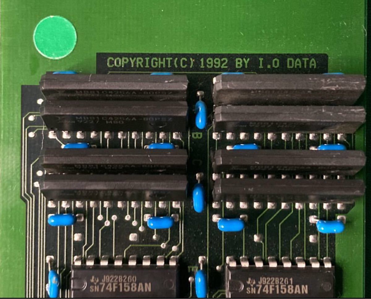 X68000 初代CZ-600C用 1Mメモリボード IOデータ SH-6BE1-1M-1 X68000 初代CZ-600C用 1Mメモリボード IOデータ SH-6BE1-1M-1