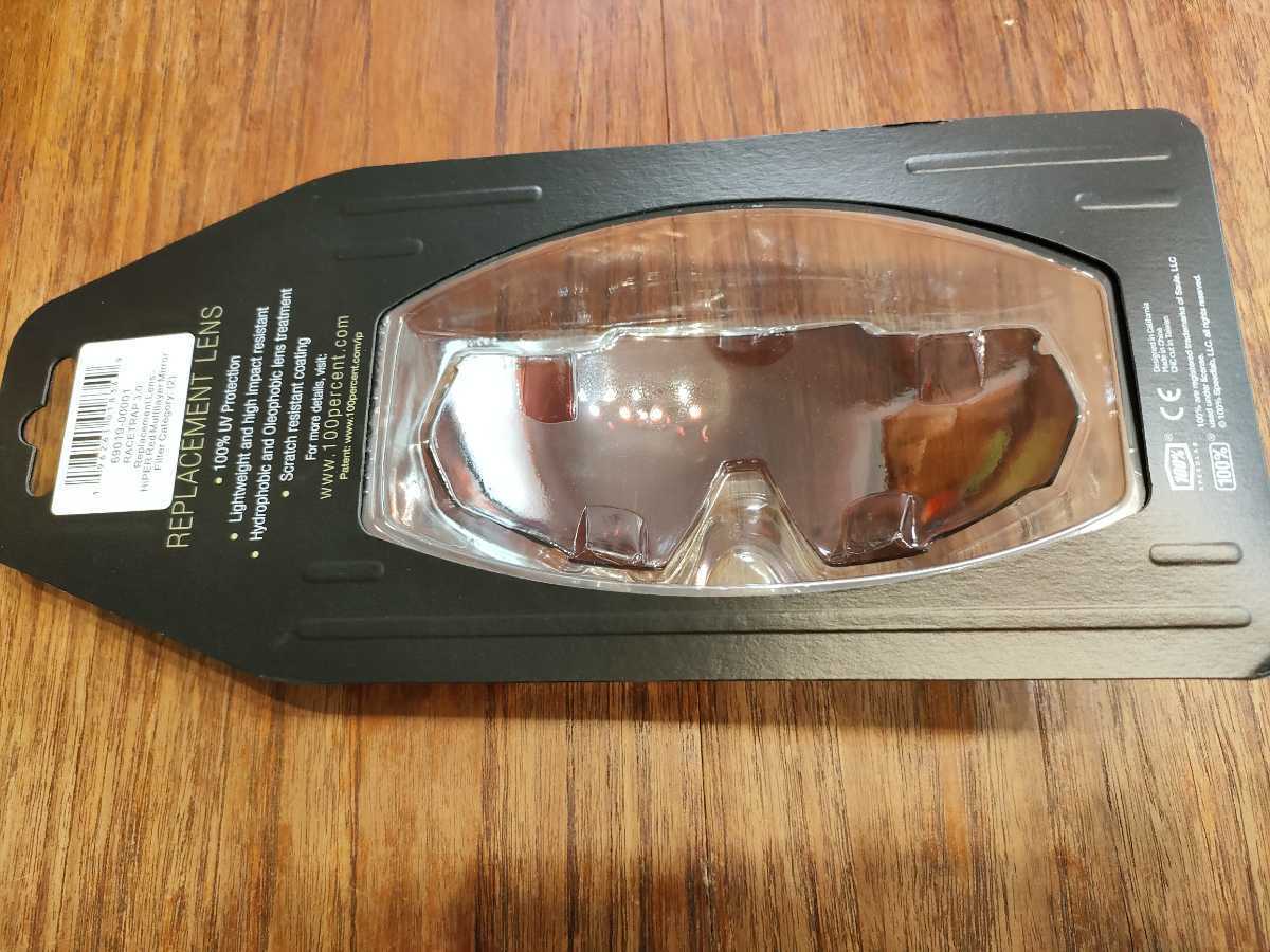 送料無料　新品未使用　100% Racetrap 3.0Replacement Lens HiPER Red Multilayer Mirror　サングラス　ロードバイク　ワンハンドレッド