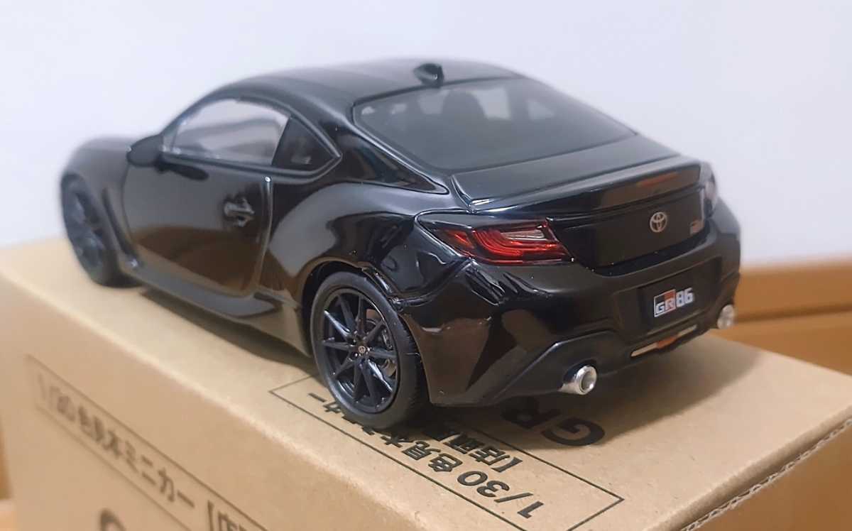 トヨタ GR86 1/30 カラーサンプルミニカー クリスタルブラックシリカ