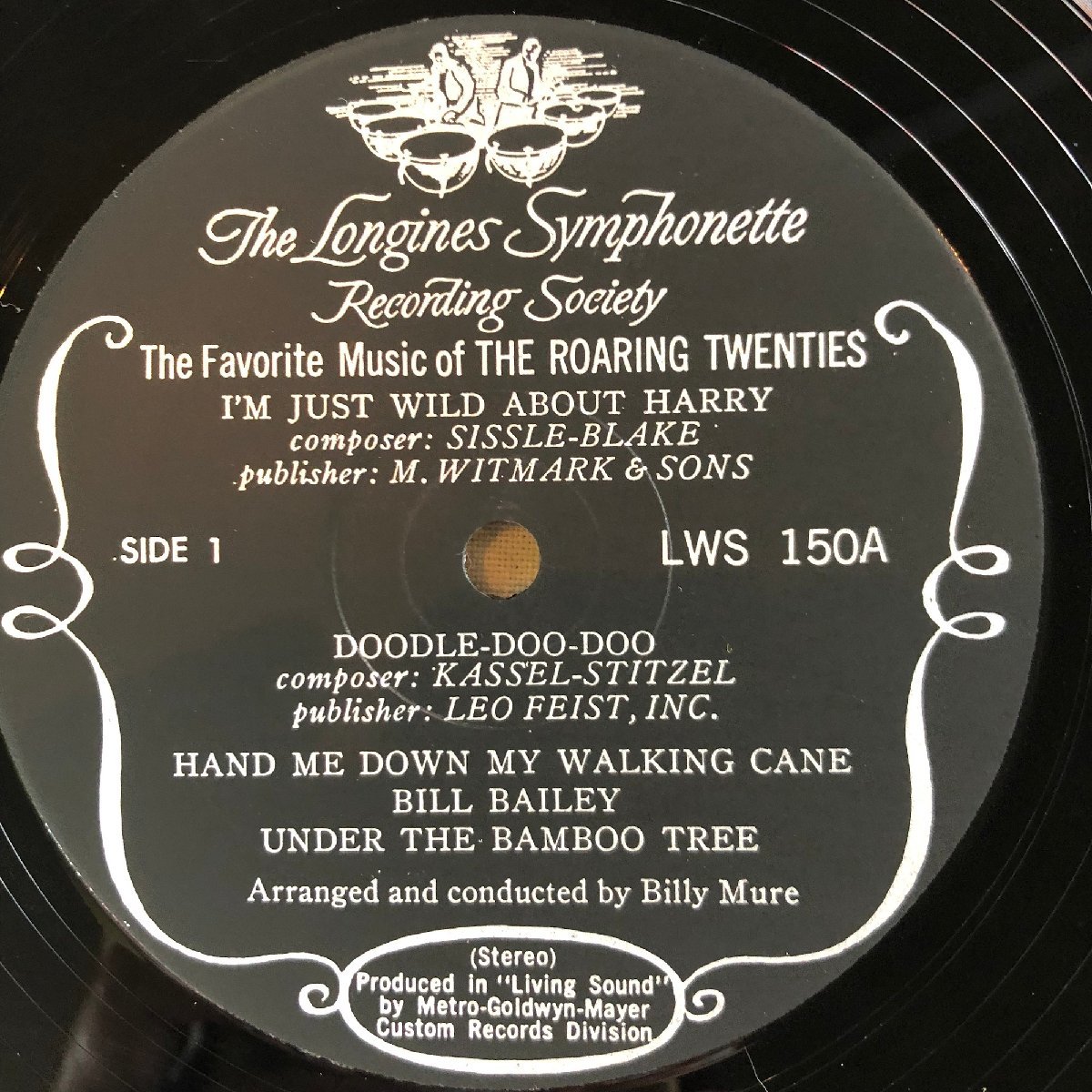 Toni Carroll / Sings Hits Of The Roaring 20's LP Longines Symphonette Society_画像3