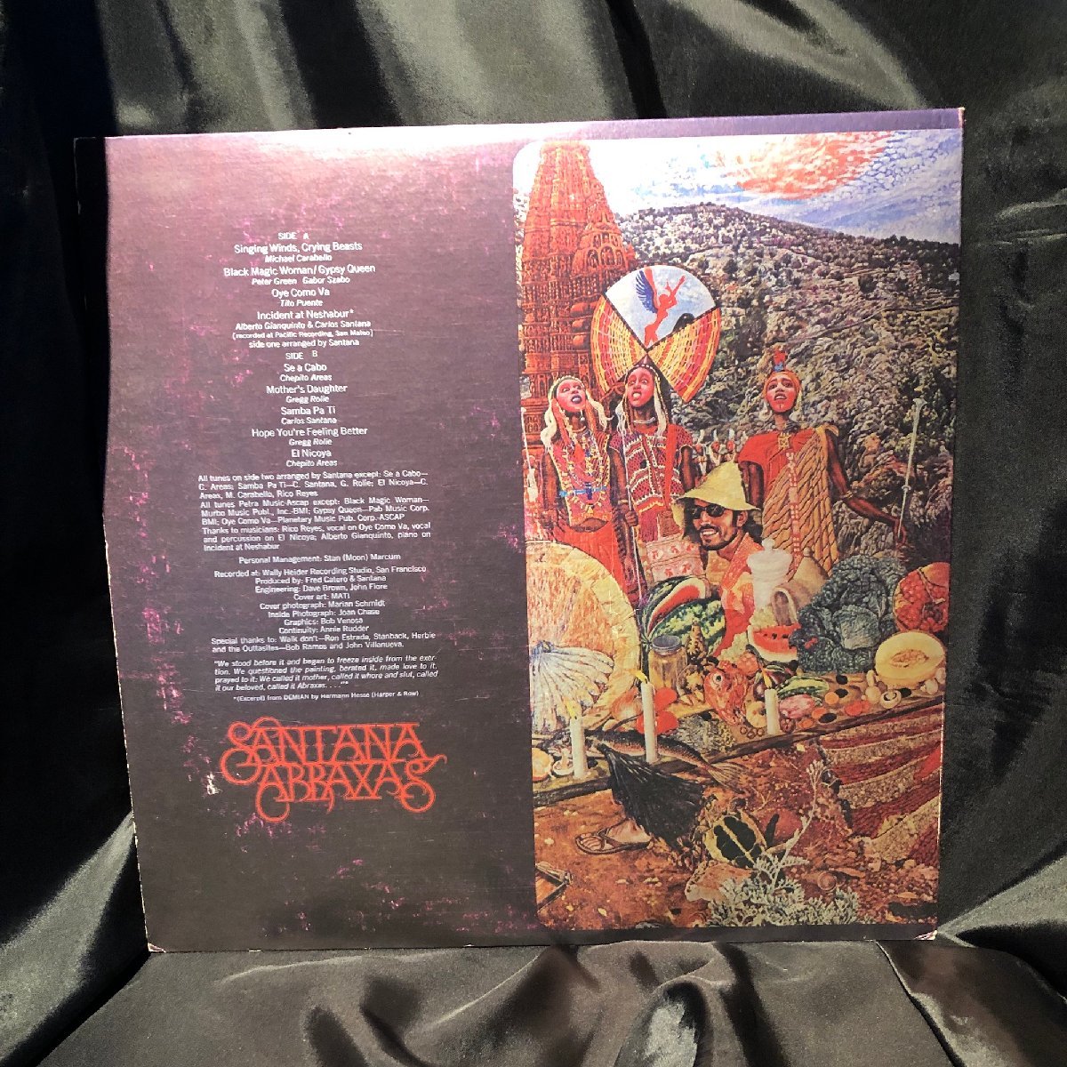 Santana / Abraxas LP CBS/Sony_画像2