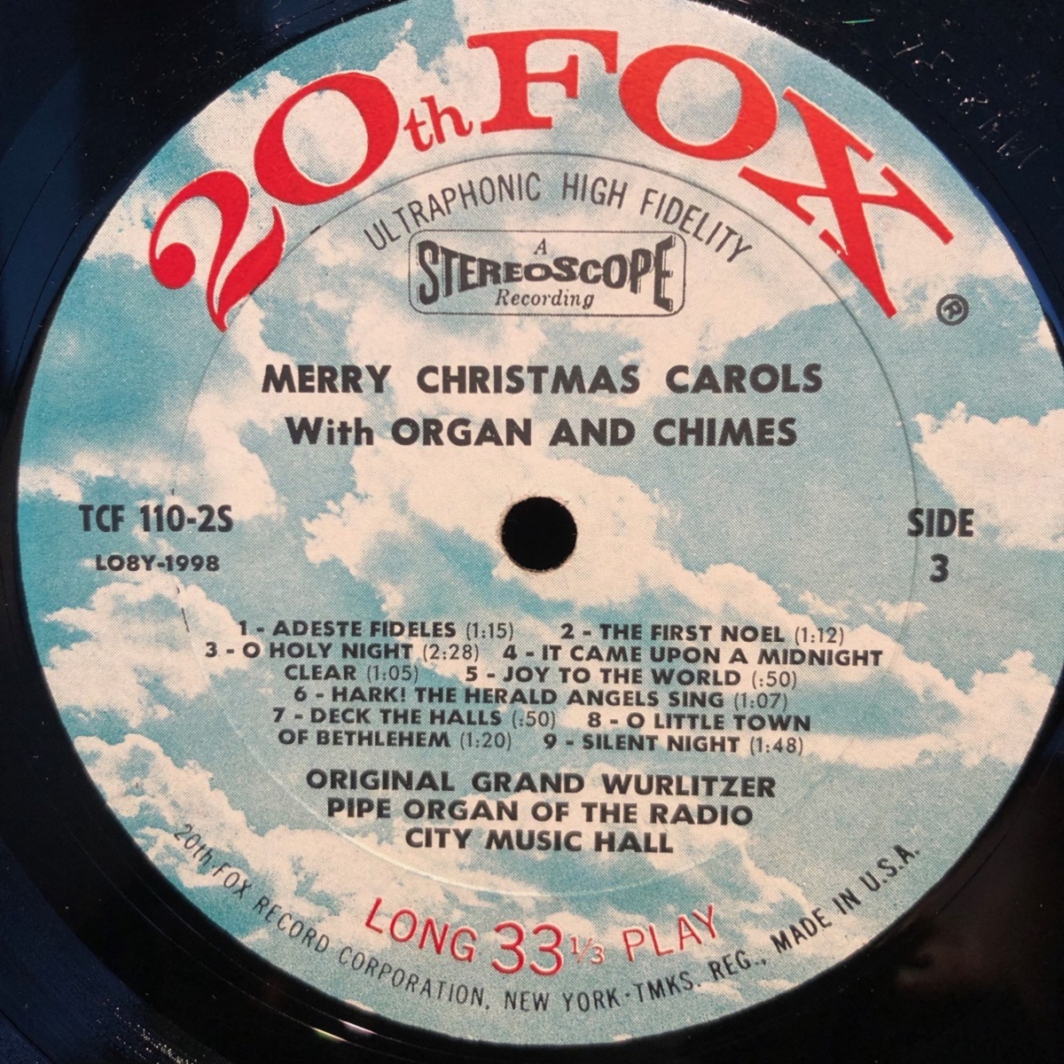 The Harry Simeone Chorale / Sing We Now Of Christmas Merry Christmas Carols With Organ & Chimes 2LP 20th Fox_画像7