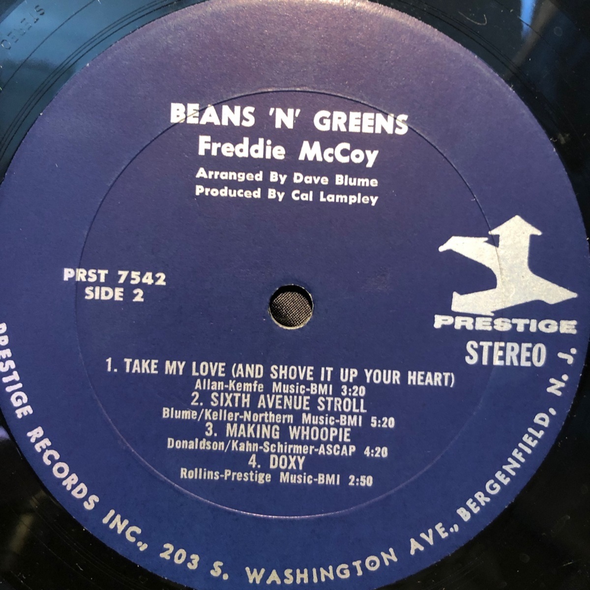 Freddie McCoy / Beans & Greens LP Prestige_画像5