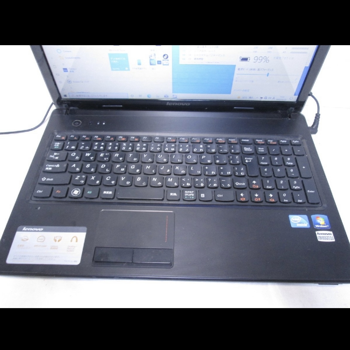 ●Lenovo G560 4334 59309514 Celeron B800 1.5GHz 4GB 320GB 15.6インチ DVD作成 Win10 Office Wi-Fi 中古パソコン！【送料無料！】_画像2