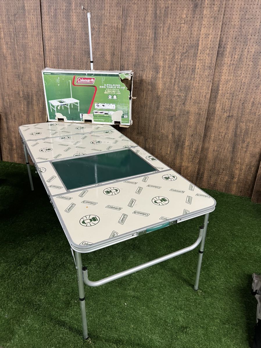 Yahoo!オークション - コールマン Coleman BBQテーブル 4つ折り Yahoo!オークション - コールマン Coleman BBQテーブル 4つ折り