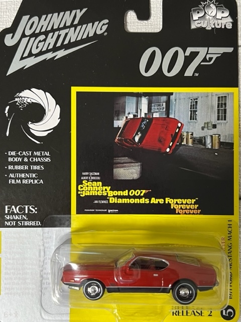 「ジョニーライトニング」007　ジェームスボンド　1971　Ford　Mustang　MACH　1 　1/64　未開封_画像1