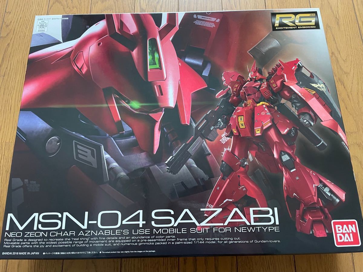 RG 機動戦士ガンダム 逆襲のシャア サザビー 1/144 未組立 RG 機動戦士ガンダム 逆襲のシャア サザビー 1/144 未組立