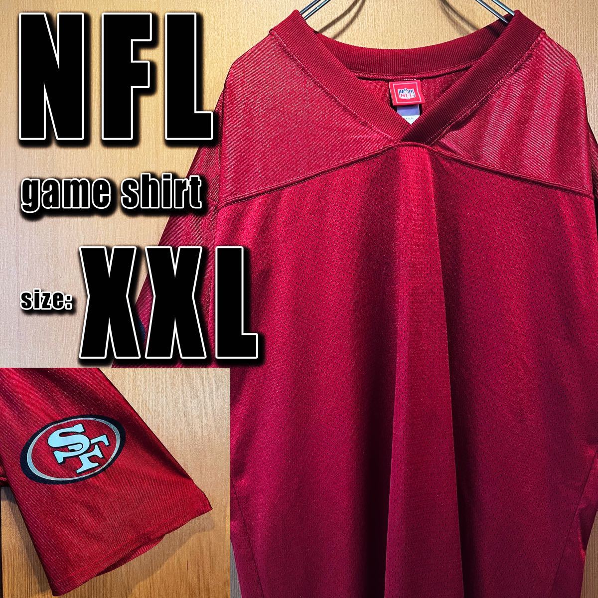 【NFL】サンフランシスコ49ers ゲームシャツ　XXL レッド　GARCIA