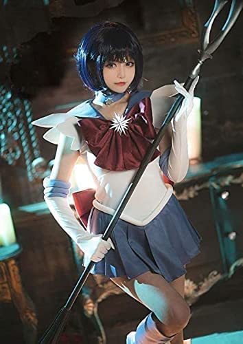  костюмы Прекрасная воительница Сейлор Мун / sailor Saturn ( оружие парик обувь продается отдельно ) способ ( парик обувь продается отдельно )