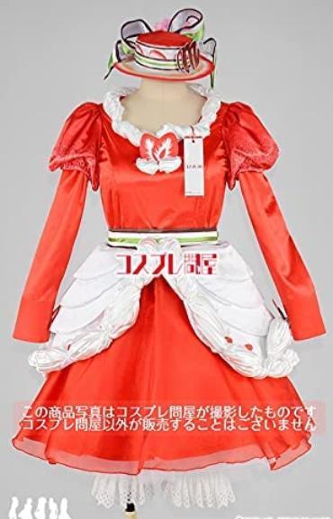 東京ディズニーシー（TDS） クリスマス・キュイジーヌ ミニー パニエ付き レプリカ衣装+帽風(ウィッグ 靴別売り)