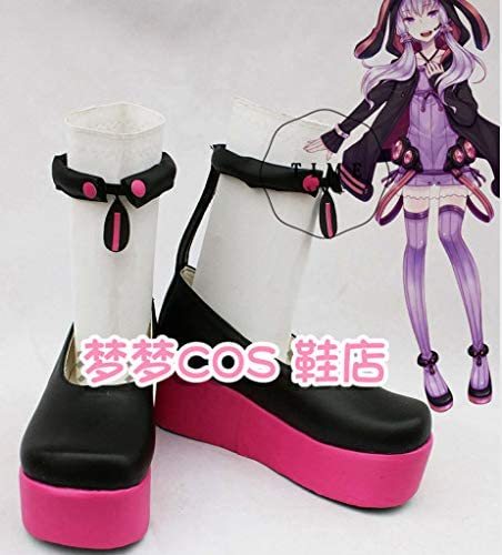 VOCALOID 結月ゆかり ワンピース コスプレ衣装+靴下 +道具 +靴 + VOCALOID 結月ゆかり ワンピース コスプレ衣装+靴下 +道具 +靴 +