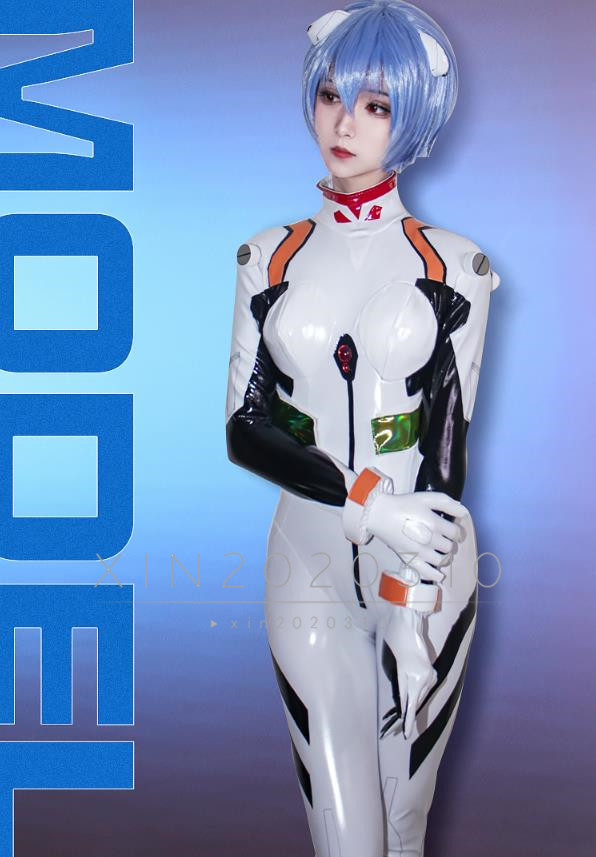 修正版 実物撮影新世紀エヴァンゲリオン EVA 綾波レイコスプレ衣装 風