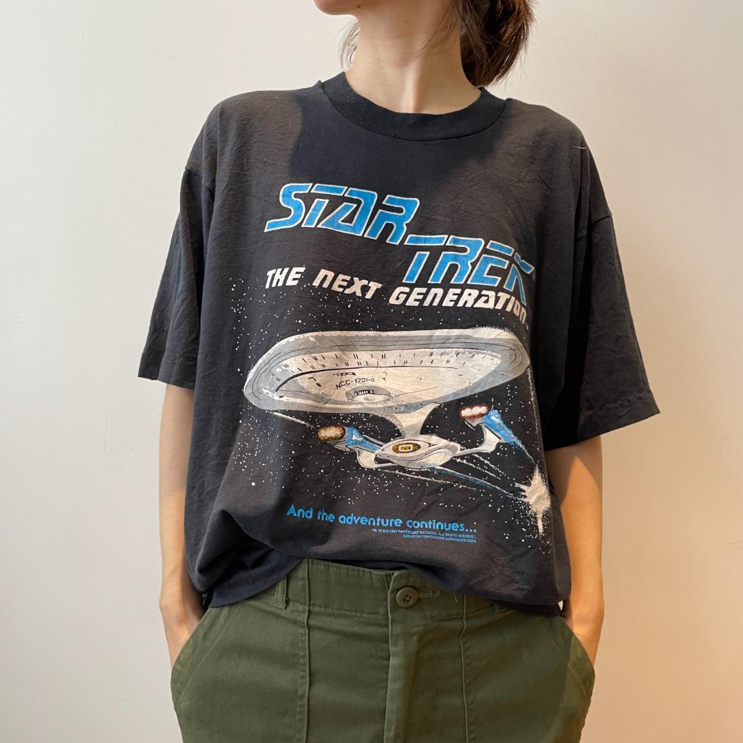 【9030】ヴィンテージ 映画 Tシャツ 1991年 XL スタートレック スクリーンスターズ ベスト USA製 シングルステッチ 古着