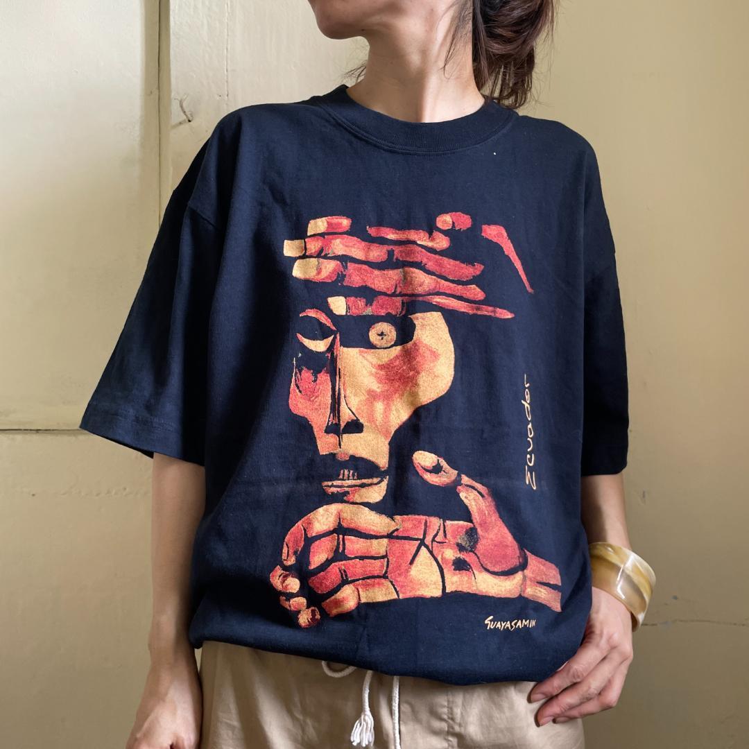 値下げ】 抽象画 オスワルドグアヤサミン Tシャツ 【1528】アート 00s