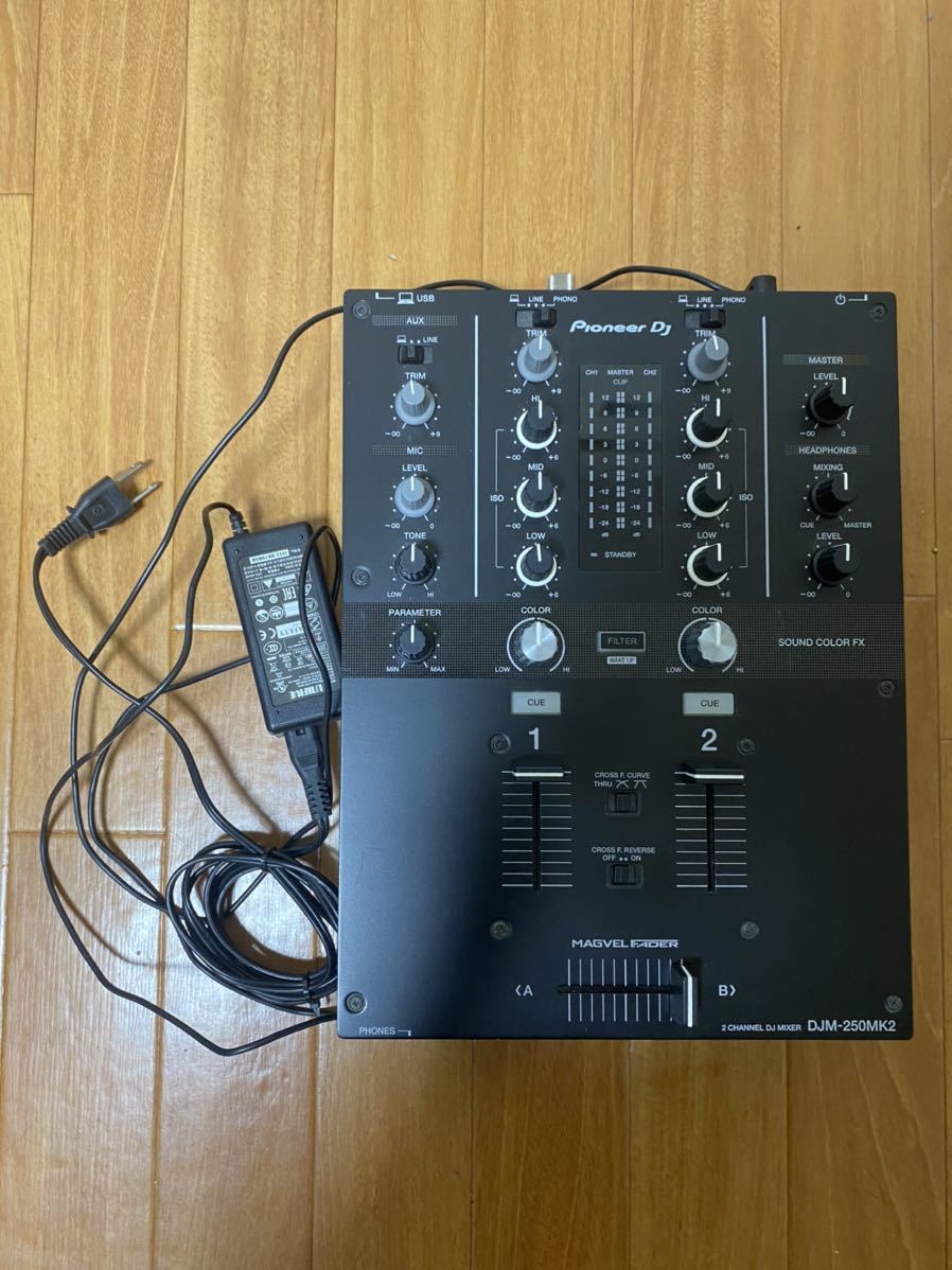 良品 DJM-250MK2 rekordbox対応 2ch DJミキサー Pioneer DJ_画像1