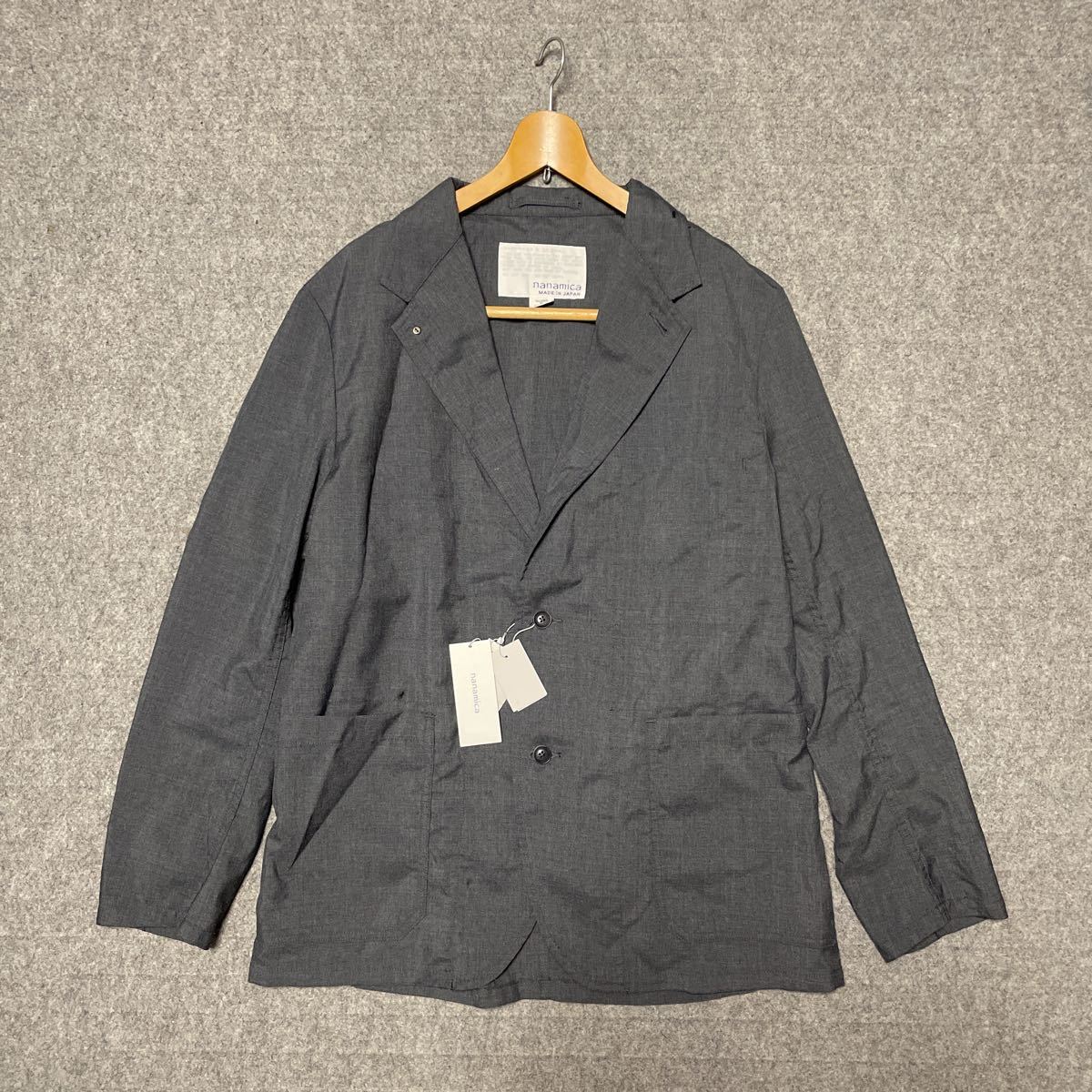 XL～2XLサイズ相当のLサイズ ★定価50600円★ nanamica Club Jacket ★ ナナミカ クラブジャケット テーラードジャケット グレー SUAS221の画像4