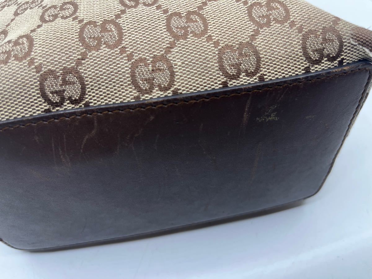 GUCCI グッチ 31244 002404 GGキャンバス×レザー ハンドバッグ GUCCI グッチ 31244 002404 GGキャンバス×レザー ハンドバッグ
