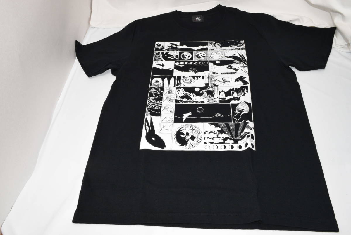 ☆新品未使用☆Paul Smith RED EAR 兎漫画調 プリント Tシャツ☆ブラック☆XLサイズ 肩幅45㎝ 身幅55㎝ 着丈71㎝ 袖丈24㎝☆定価15,400円_画像1