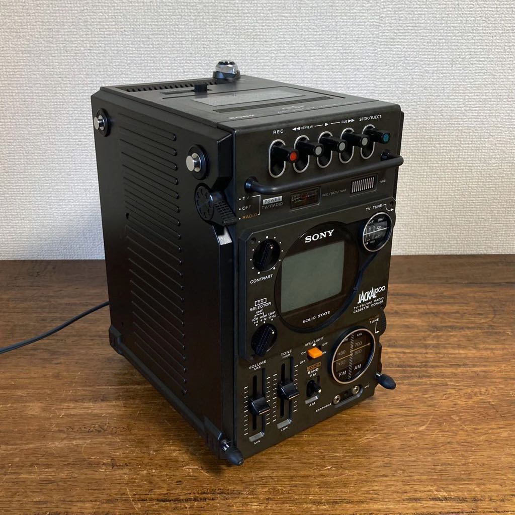 SONY JACKAL 300 1977年製 カセット不良 ジャンク FX-300 ラジカセ ...