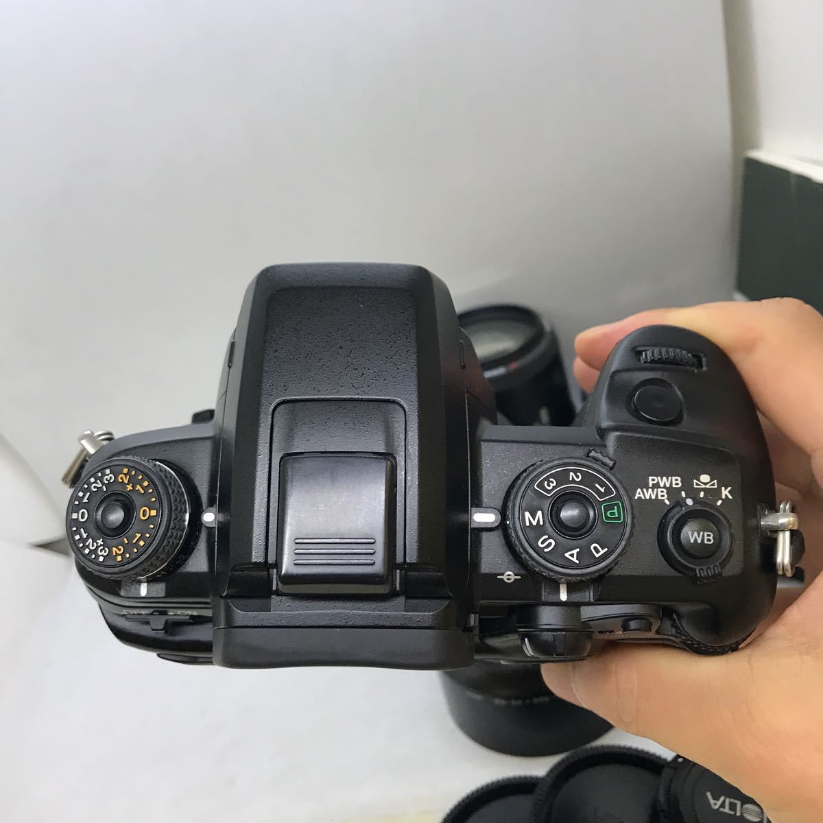 美品 KONICA MINOLTA コニカ ミノルタ a-7 α-7 DIGITAL バッデリーグリップ VC-7D付き レンズ2本 付属品多数付き