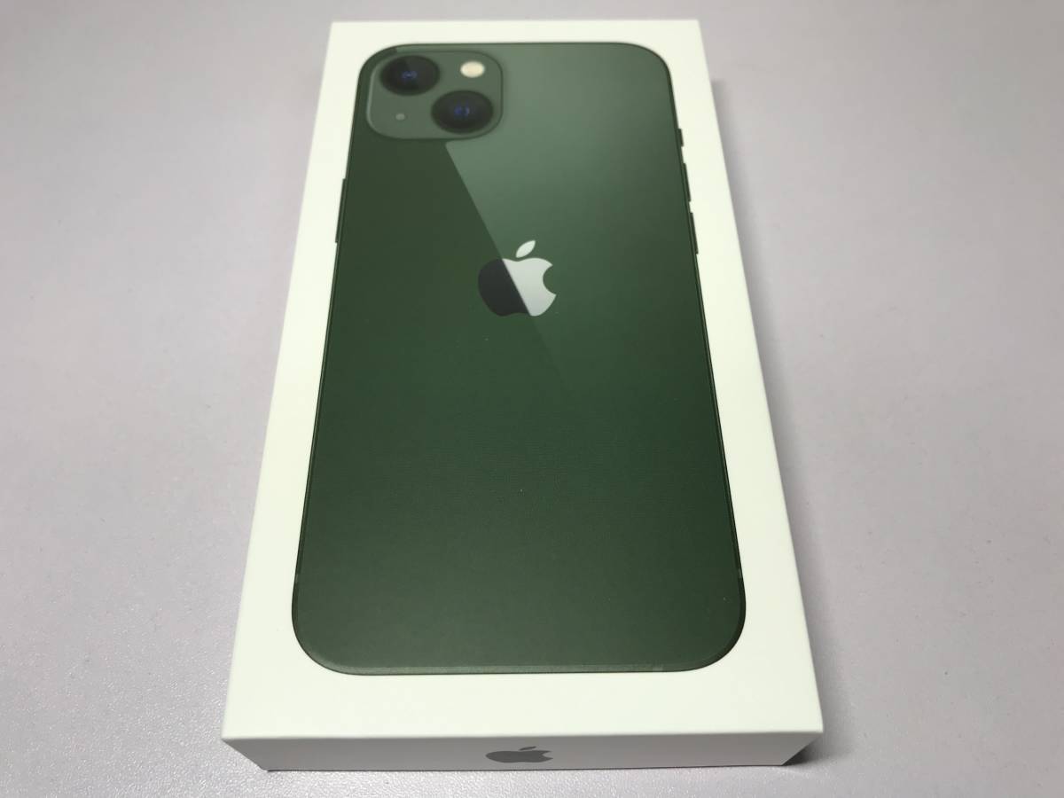 新品未開封品/即決&送料無料『iPhone 13 256GB グリーン simフリー