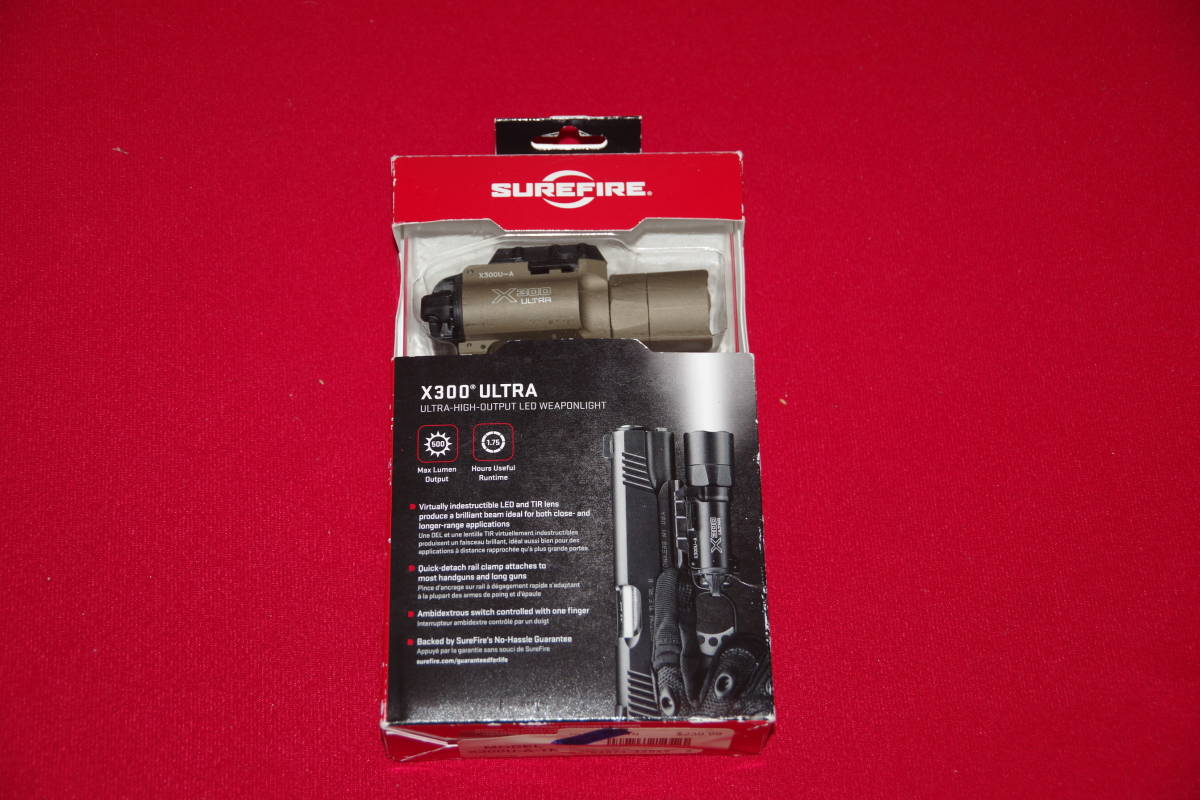 動作確認済!実物!タンカラー!シュアファイア【SUREFIRE X300U-A-TN