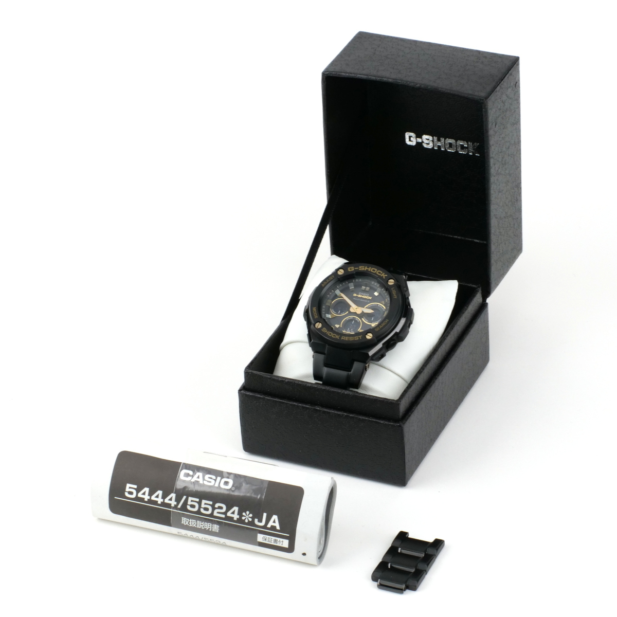 CASIO カシオ　G-SHOCK　GST-W300BD　ブラック文字盤　樹脂/ステンレス/タフソーラー/電波時計　メンズ　中古AB【辻屋質店W0325】_画像8