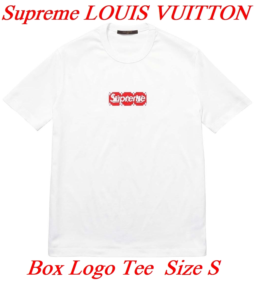 T-shirt Louis Vuitton x Supreme White size M International in Cotton -  16988873