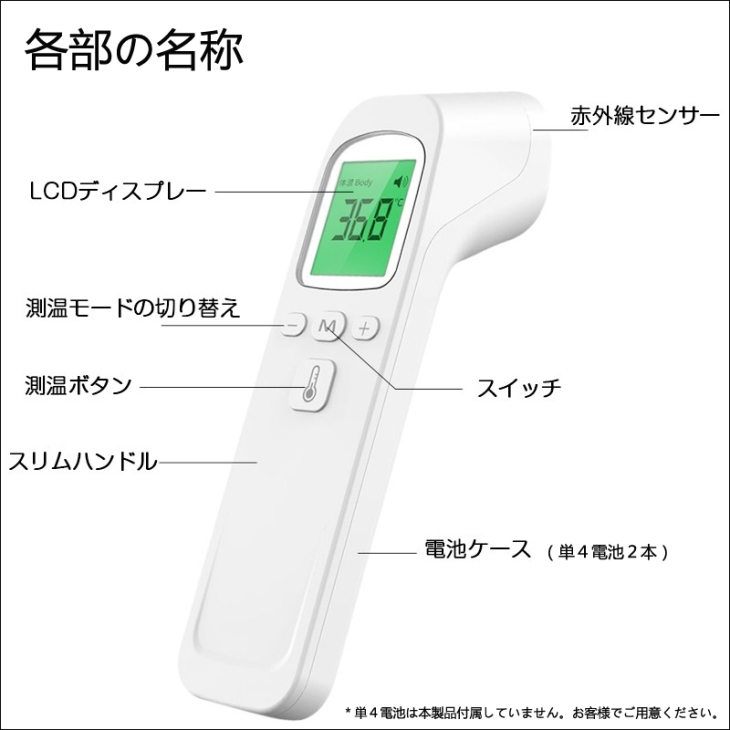 体温計 非接触型 電子体温計 赤外線体温計 非接触体温計 白 表面 体温計 非接触型 電子体温計 赤外線体温計 非接触体温計 白 表面