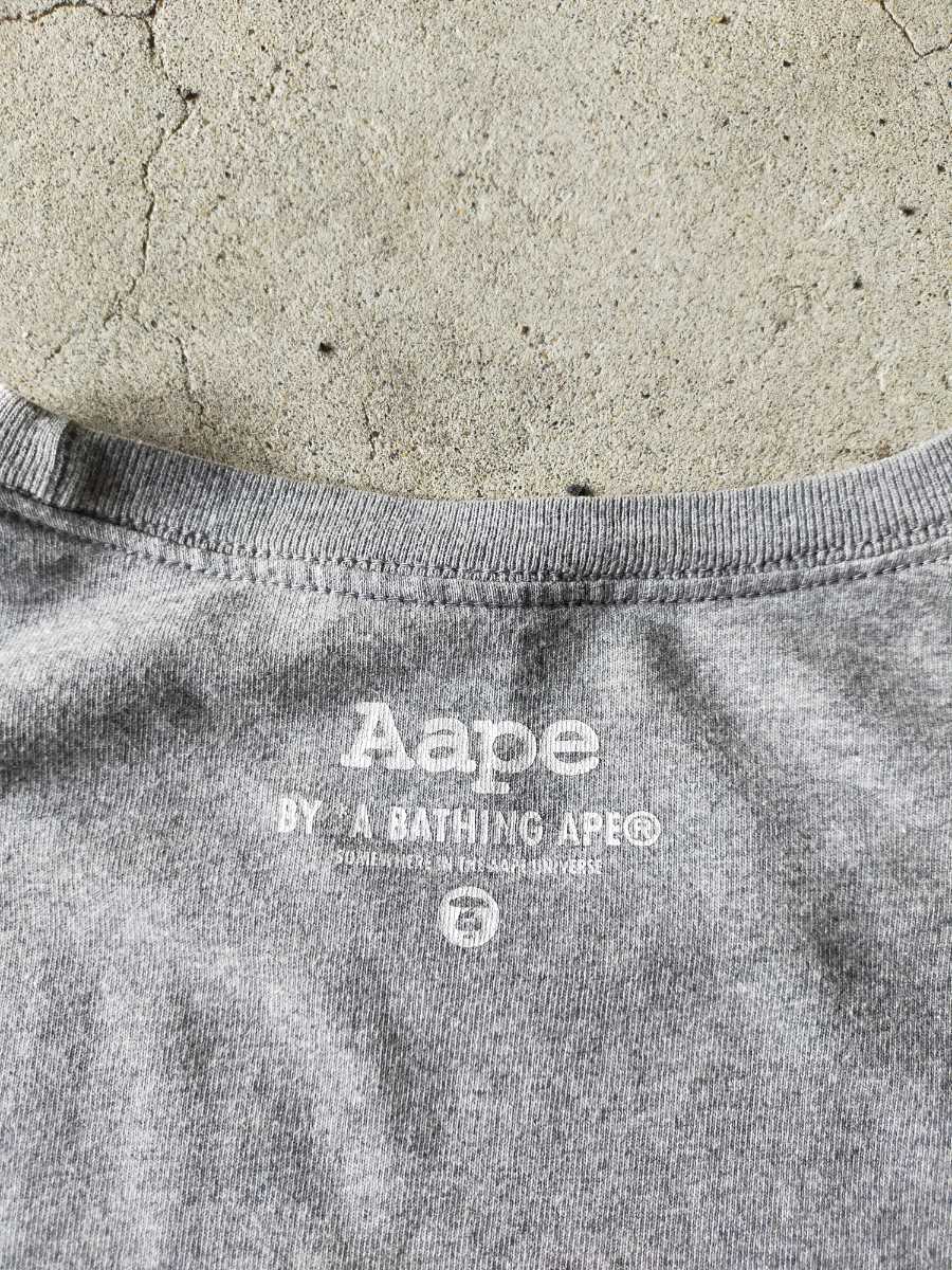 美品】AAPE UNIVERSE Tシャツ L メンズ 半袖 カモフラージュ