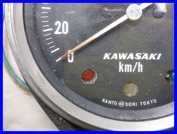 △◇モ374 メグロ K2 K2F スピードメーター インジケーターランプ 60_画像5
