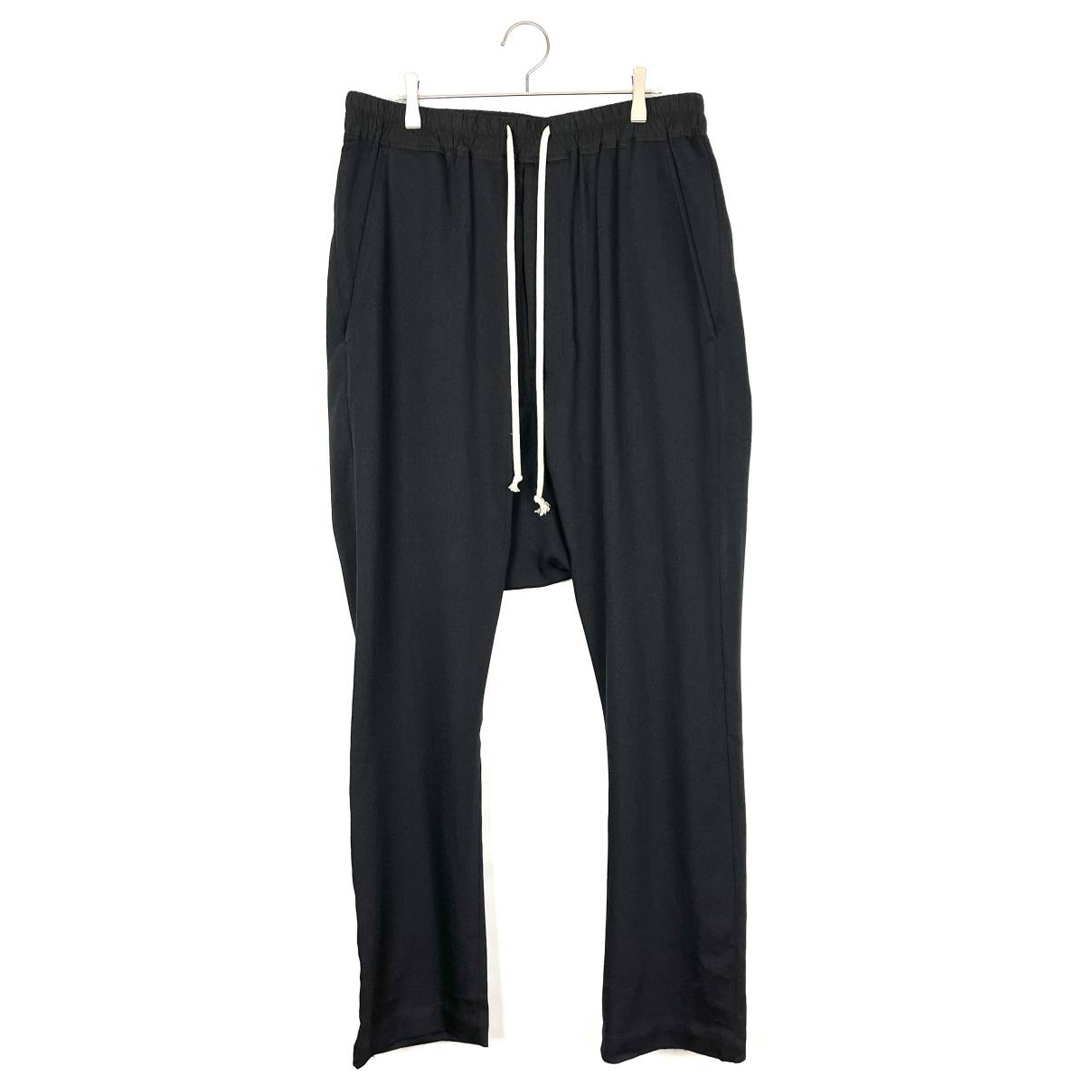 Rick Owens(リックオウエンス) DRAWSTRING PANTS CUPRO 19AW (black)