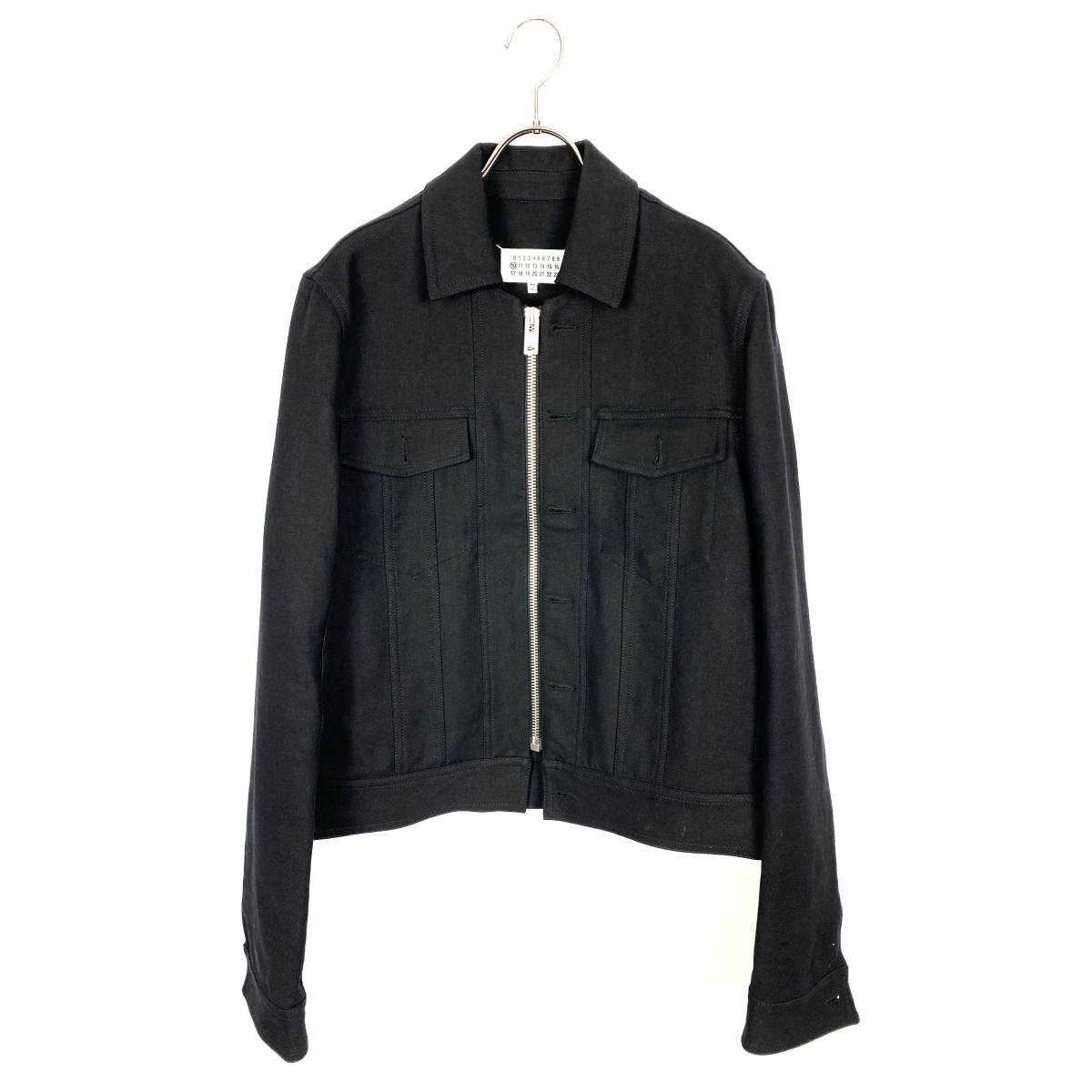 メゾン マルジェラ(Masion Margiela) zipper denim jacket 16SS (black)