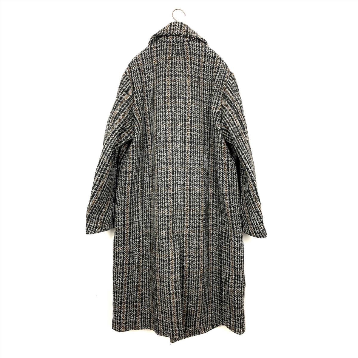 ステラマッカートニー(STELLA McCARTNEY) チェックウールコート 18AW (gray)_画像4