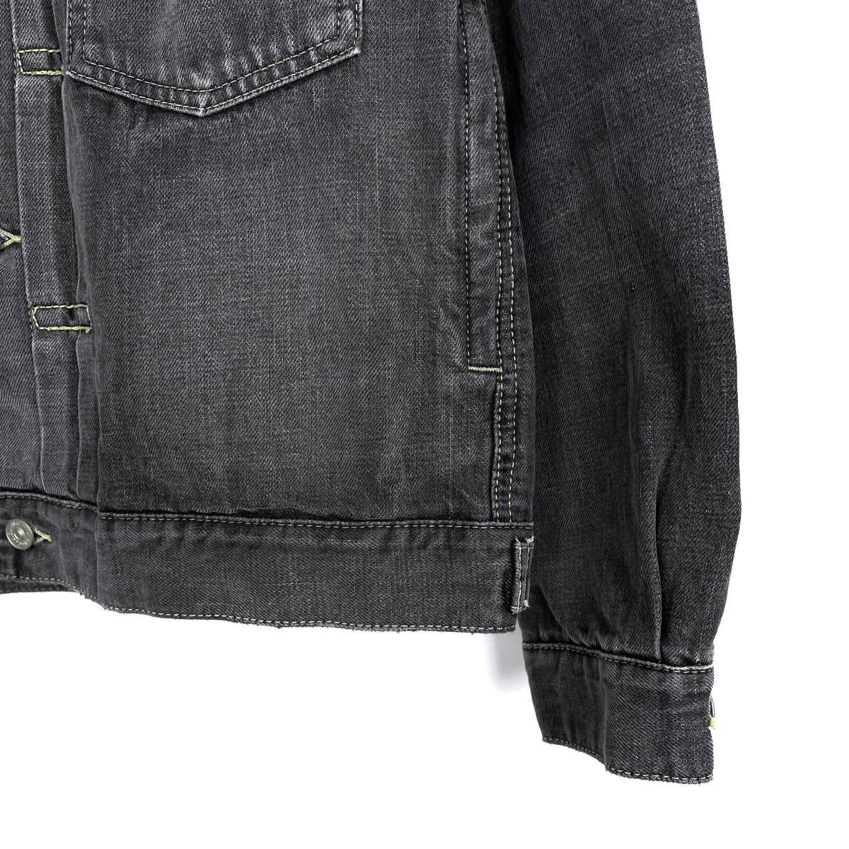 ビズビム(VISVIM) 101 DENIM JACKET 1 DAMAGED DMGD 16AW (black)