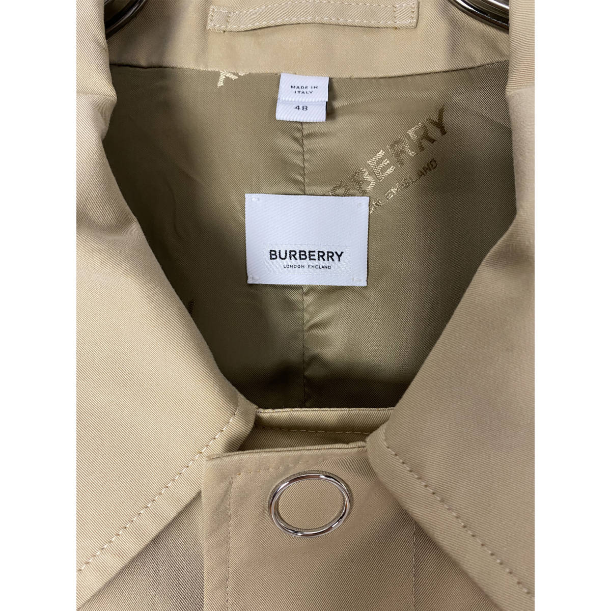 バーバリー(BURBERRY) HORSE FERRY COAT 19SS (beige)_画像3