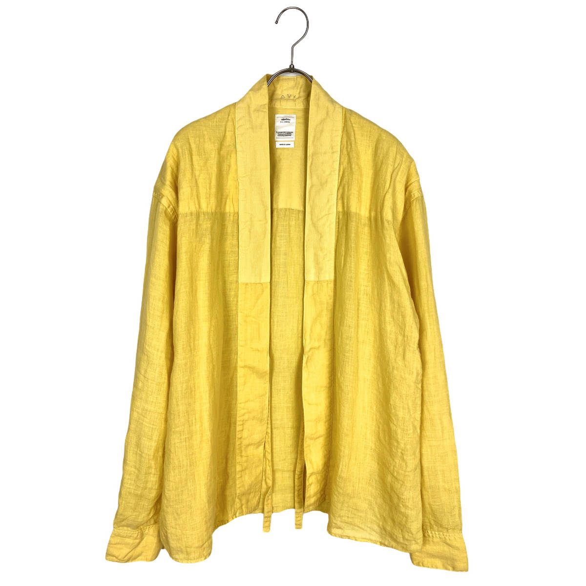 ビズビム(VISVIM) LHAMO SHIRT LINEN 18SS (yellow)_画像1