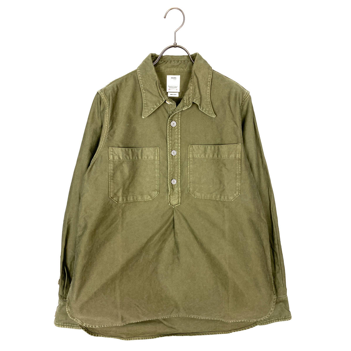 人気ブランドの SHIRT P.O ALPHA ビズビム(VISVIM) L/S (olive) 18AW