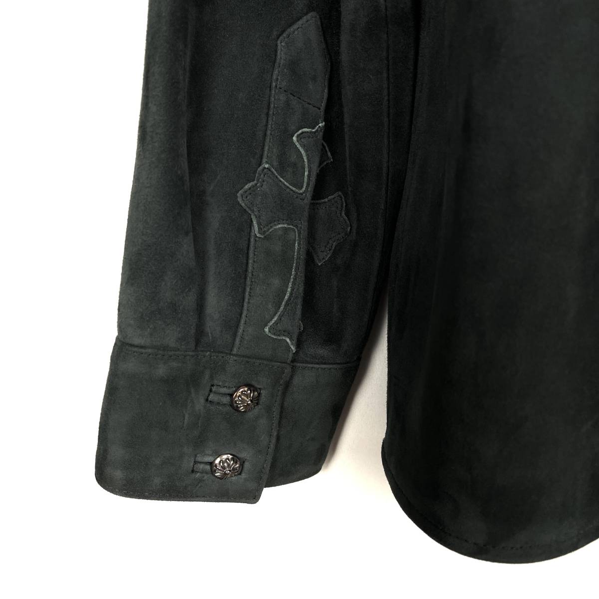 CHROME HEARTS(クロムハーツ) suede leather jacket (black)_画像5