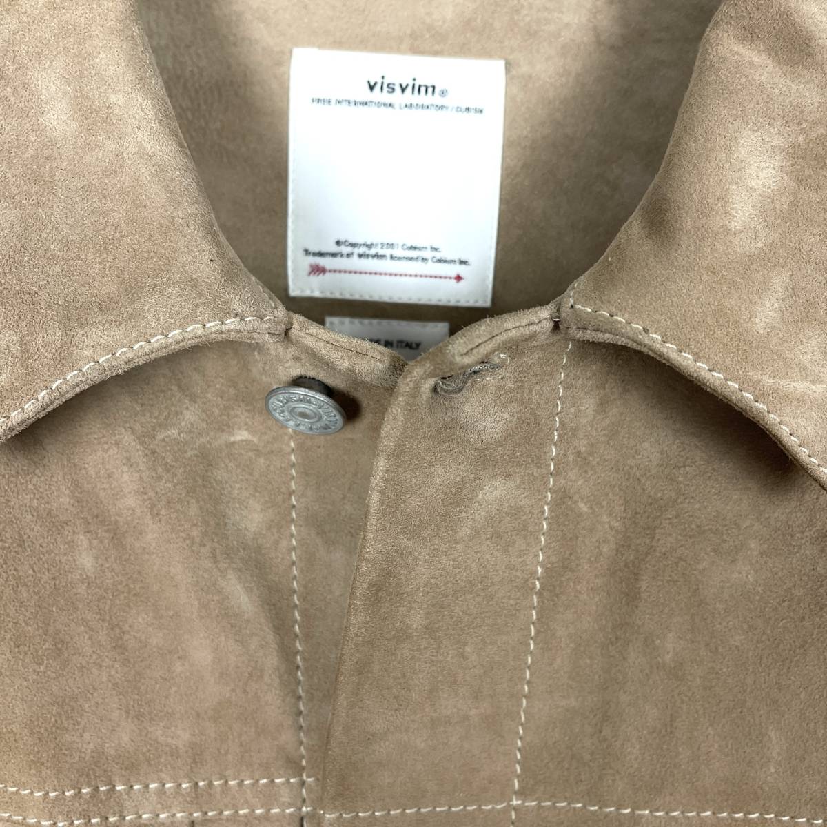 VISVIM(ビズビム) 101 JKT IT COW SUEDE 18AW (beige)_画像3