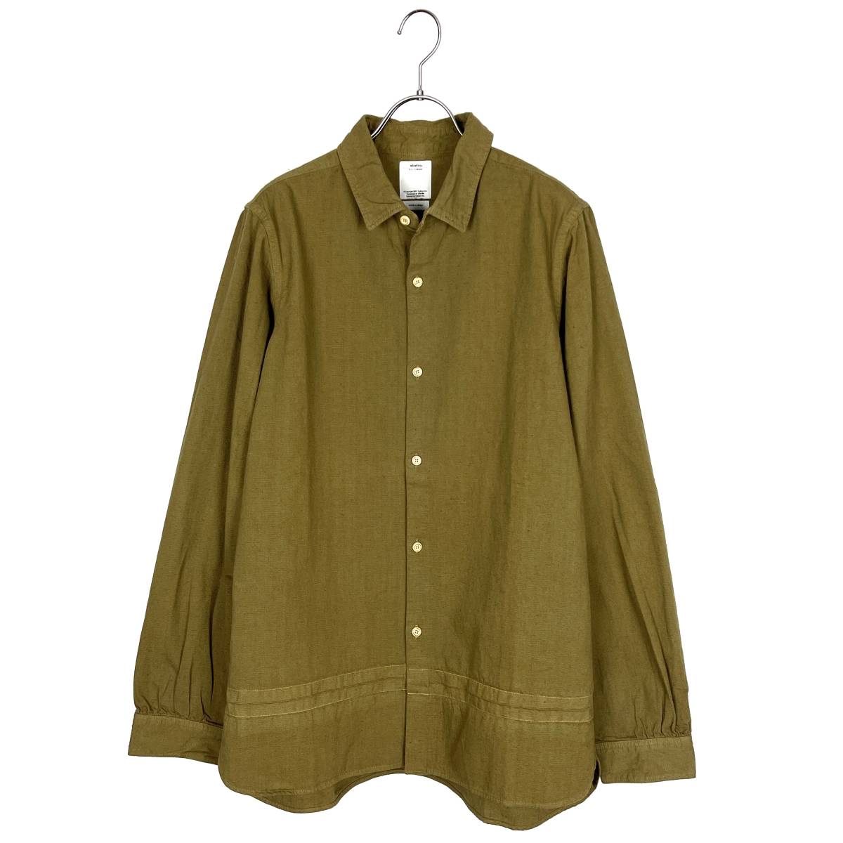 VISVIM(ビズビム) LONG RIDER L/S OVER DYED (olive) 16AW