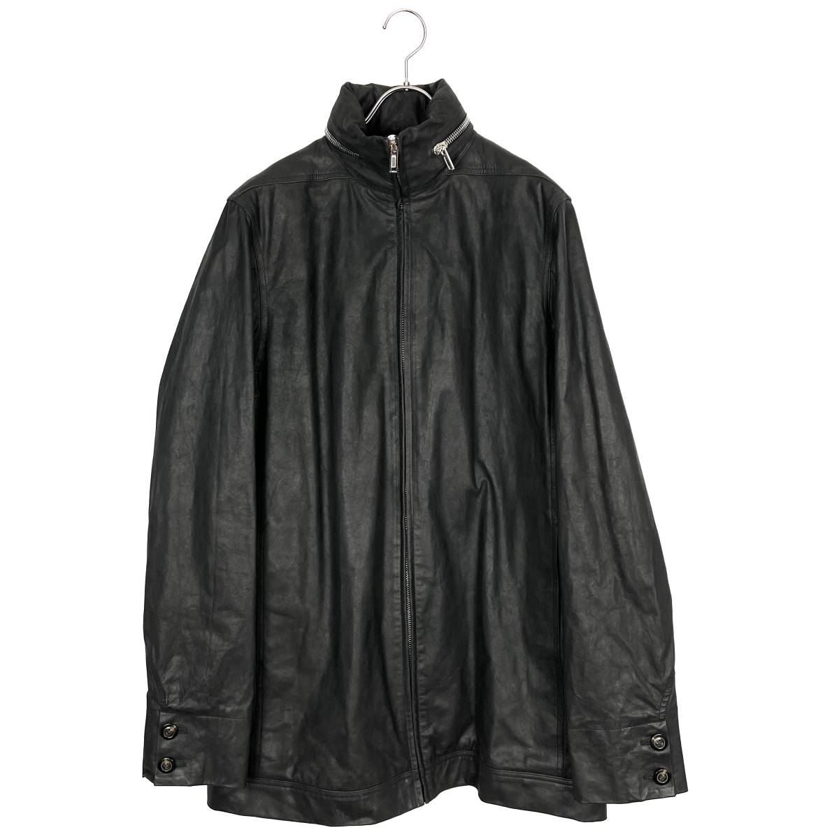 Rick Owens(リックオウエンス) matt leather jacket 18SS (black)