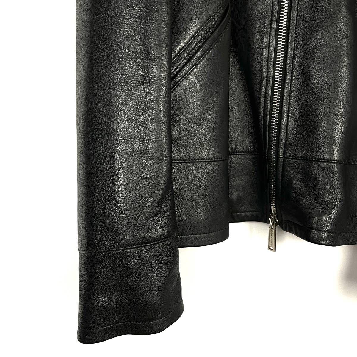 DSQUARED2(ディースクエアード) leather riders jacket 18SS (black)_画像3