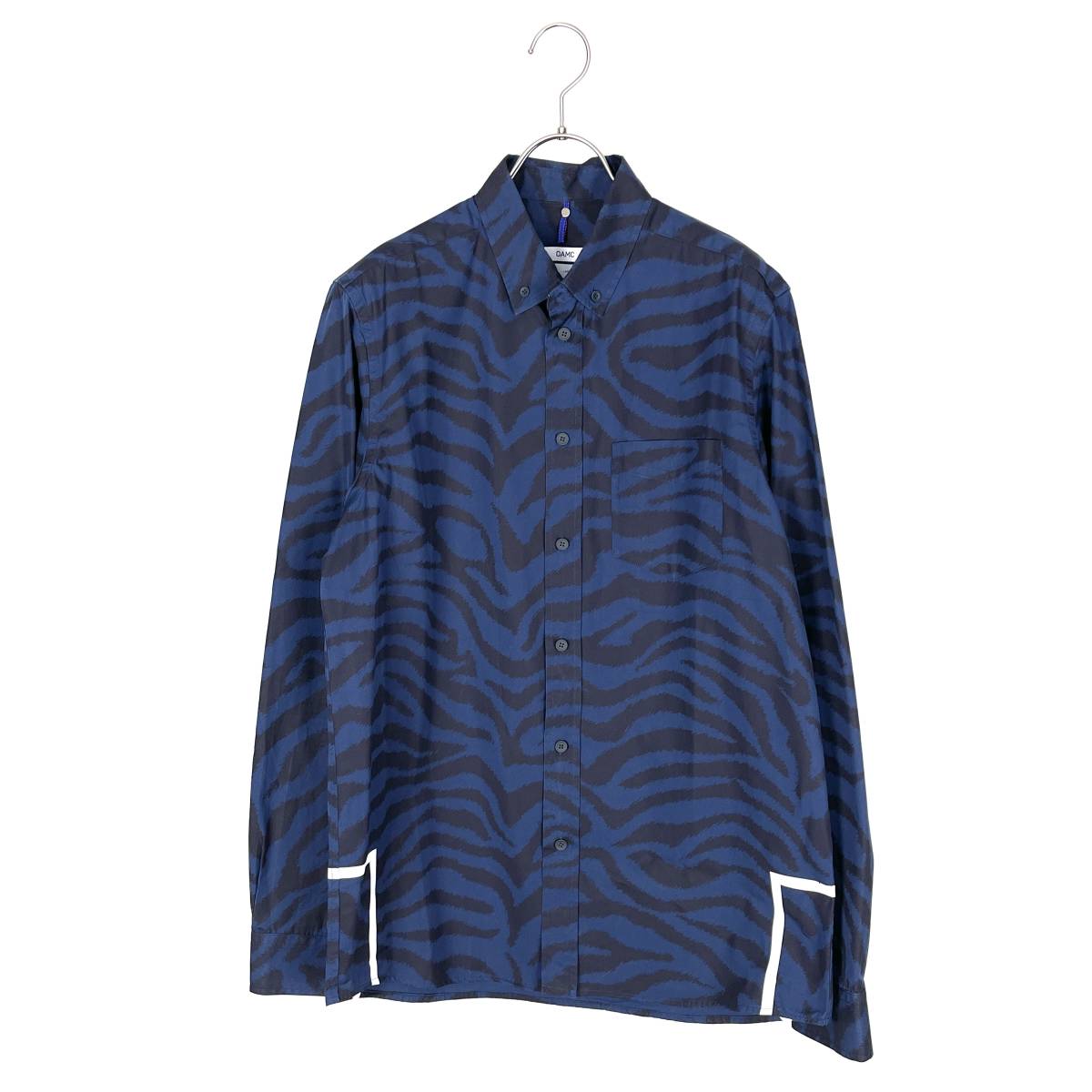 Maison Margiela(メゾン マルジェラ) bicolor shirts (navy/black)_画像1