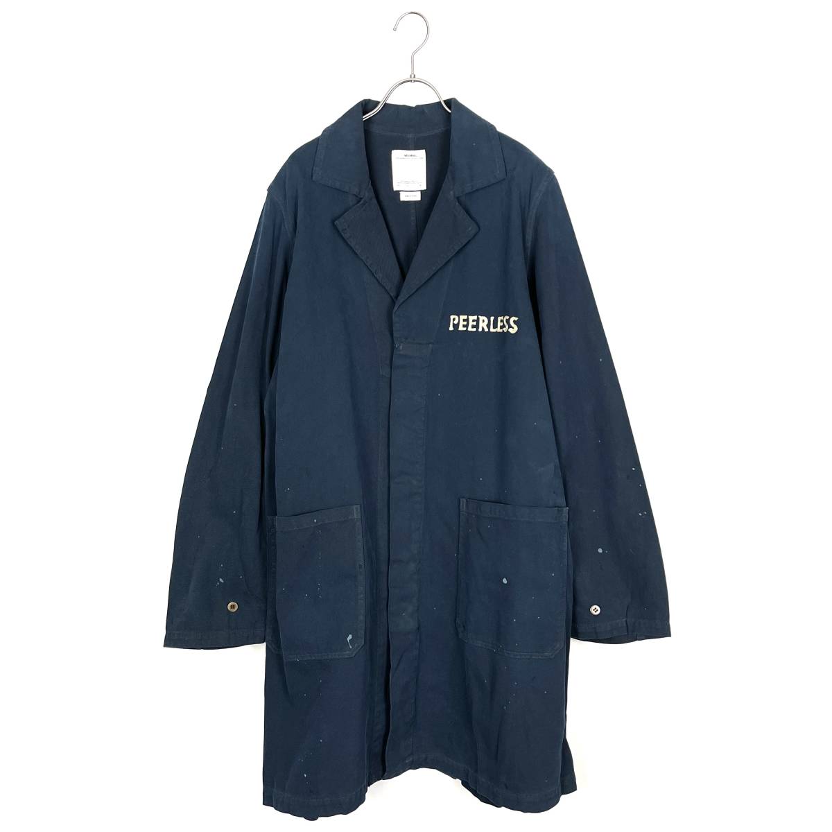 VISVIM(ビズビム) PEERLESS SHOP COAT 18AW (navy)