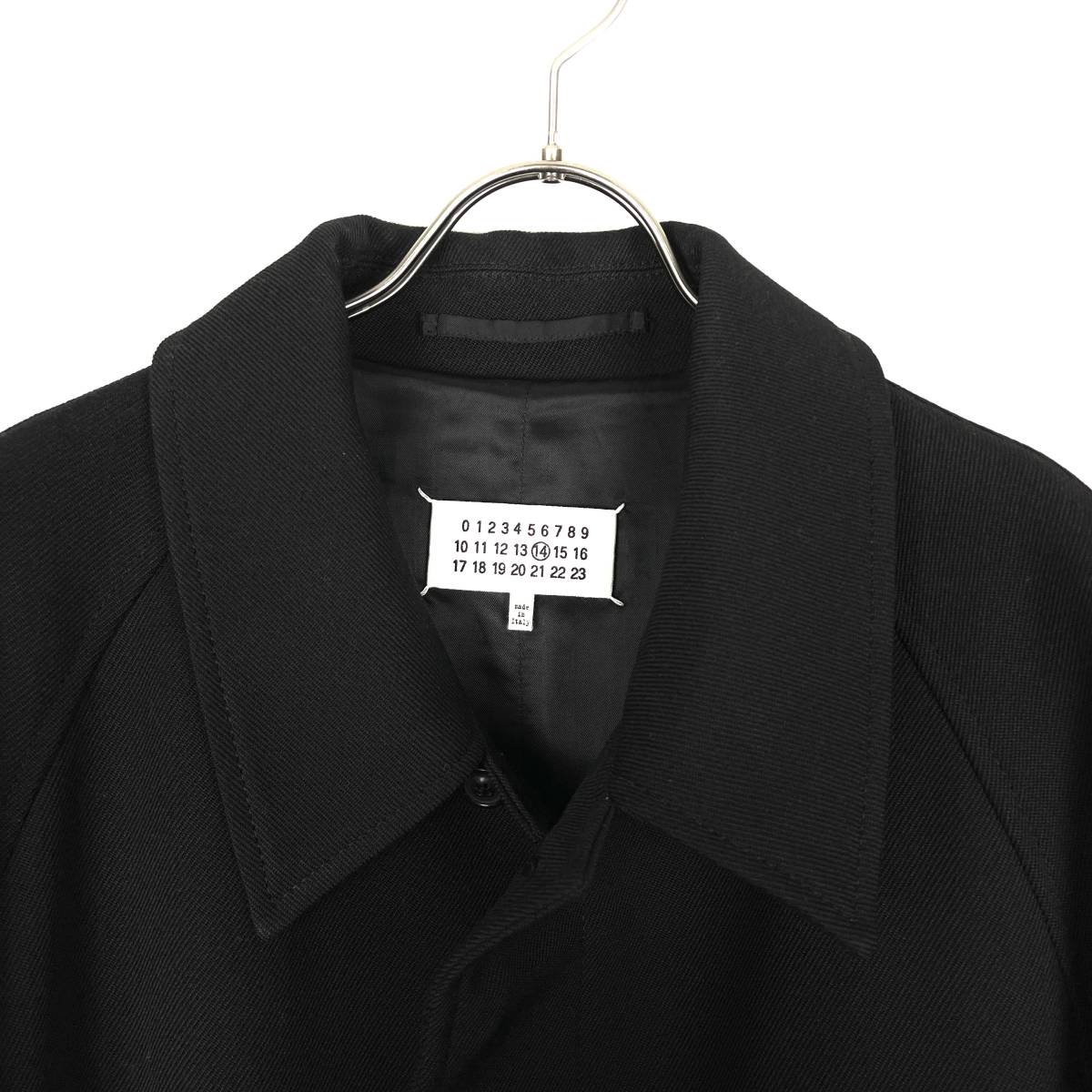 Maison Margiela(メゾン マルジェラ) raglan overcoat 18SS (black)
