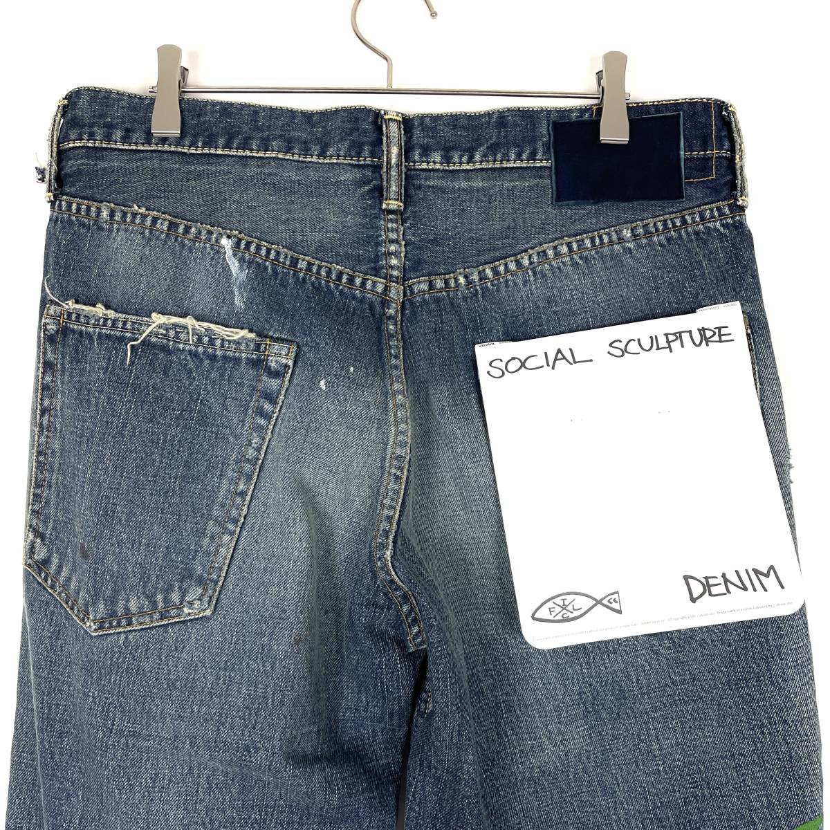 【30％OFF】VISVIM(ビズビム) SOCIAL SCULPTURE DENIM 03D17 18AW (0118205005038) 1