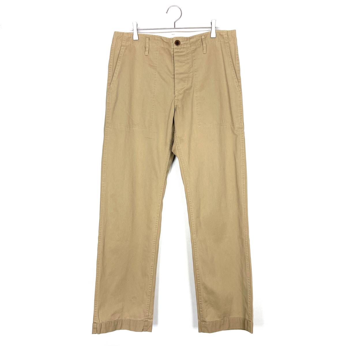 豪華 【30％OFF】VISVIM(ビズビム) TRADE (beige) 18AW TWILL) CHINO