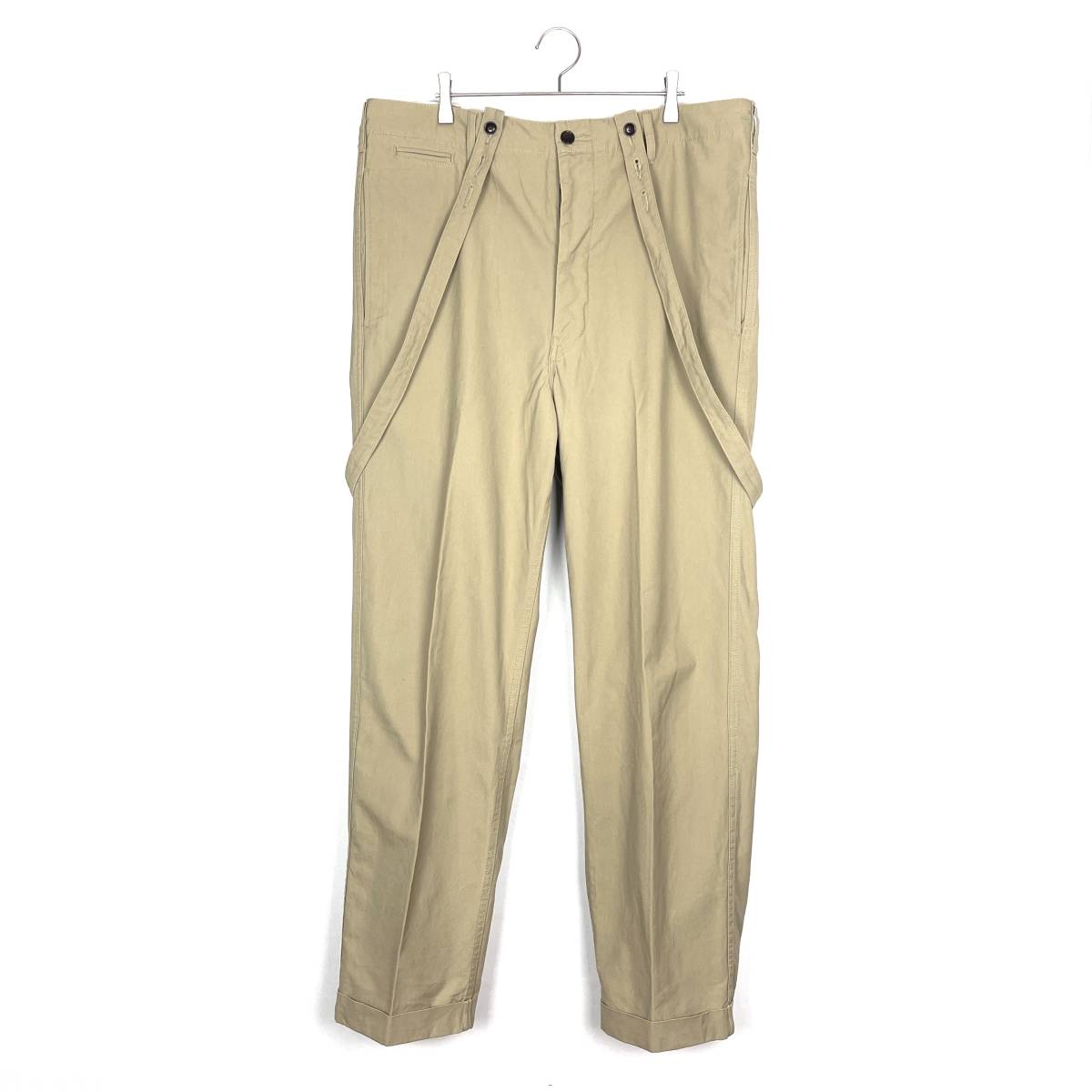 【30％OFF】VISVIM(ビズビム) CAMUS BRACES PANTS 19SS (beige)